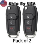 Ford F Series Escape Explorer 3 Button Flip Key 2015-2020 For N5F-A08TAA | Aftermarket