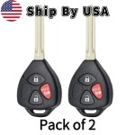 Toyota Corolla Venza 2010-2014 Remote Head Key 4 Button GQ4-29T G Chip